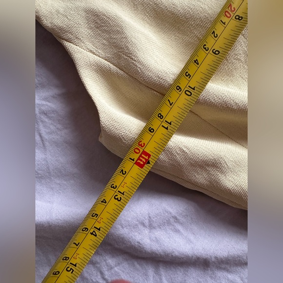 Wilfred by Aritzia Butter Yellow Wide Leg Jumpsuit Tie Back Sleeveless Size 00 - Picture 6 of 12